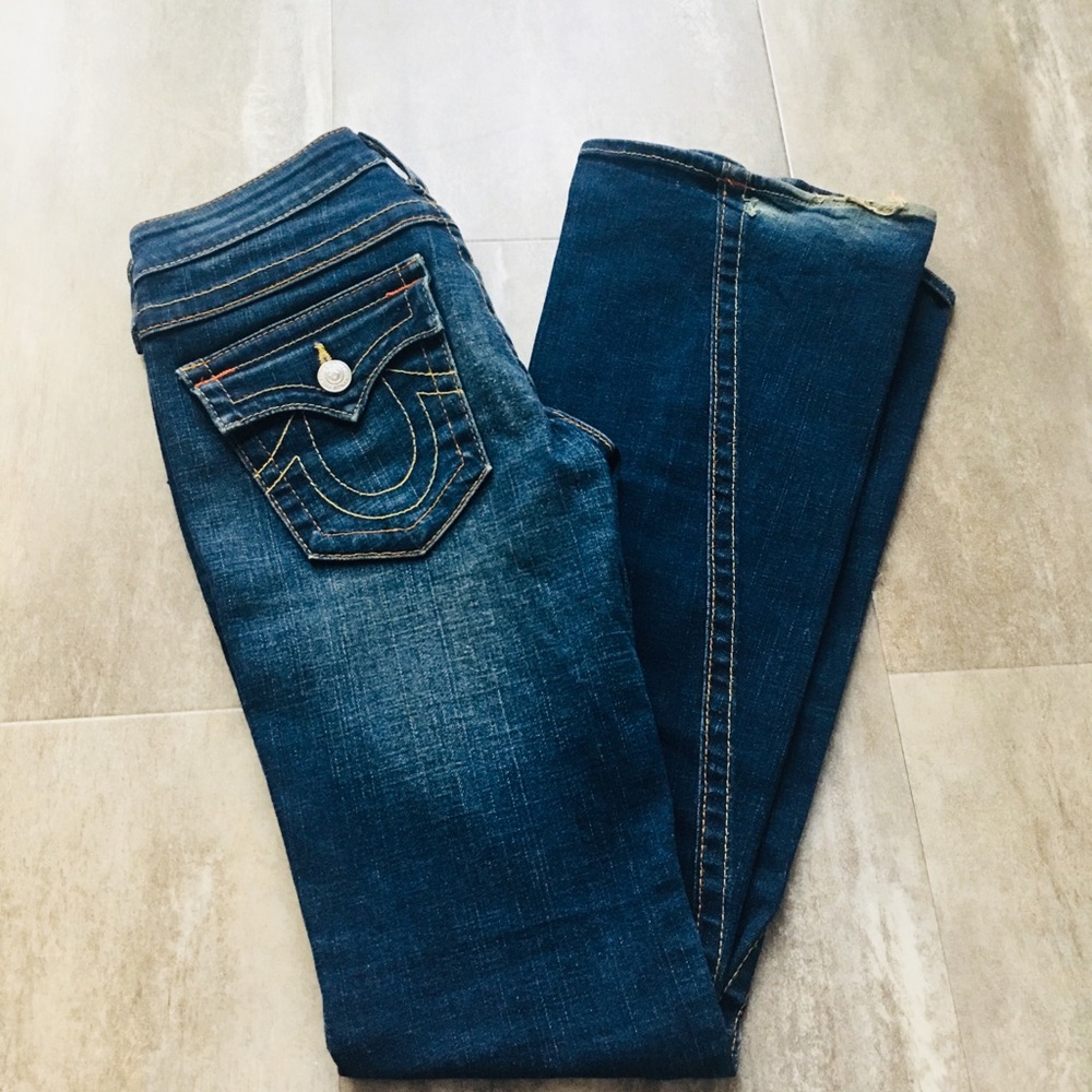 True Religion Dark Blue Bootcut Jeans - Picture 4 of 4